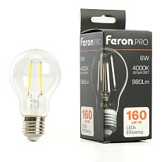 Лампа светодиодная Feron.PRO LB-1106 Шар E27 980LM 6W 175-265V 4000K 48890 1