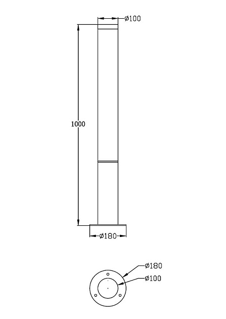 Уличный светодиодный светильник Maytoni Ginza O041FL-L30B3K изображение 2 Уличный светодиодный светильник Maytoni Ginza O041FL-L30B3K Фото № 2
