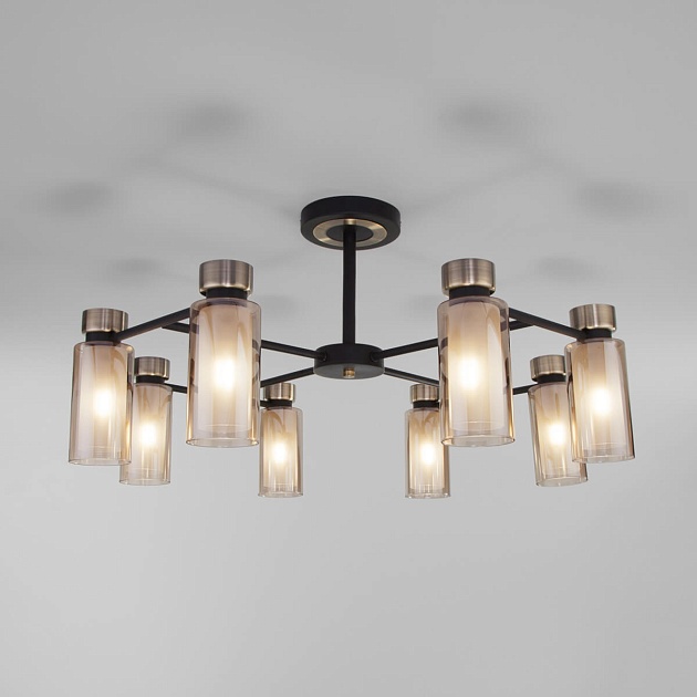 Потолочная люстра Eurosvet Amado 70115/8 черный Фото № 3