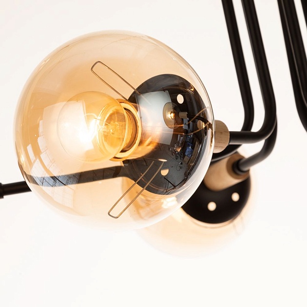 Потолочная люстра Arte Lamp Oxford A2716PL-6BK Фото № 2