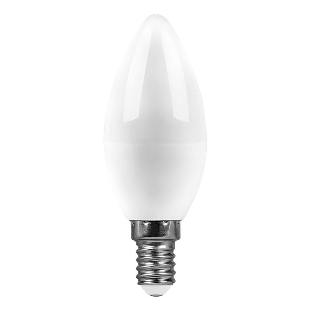 Лампа светодиодная Saffit E14 9W 6400K матовая SBC3709 55170 фото 