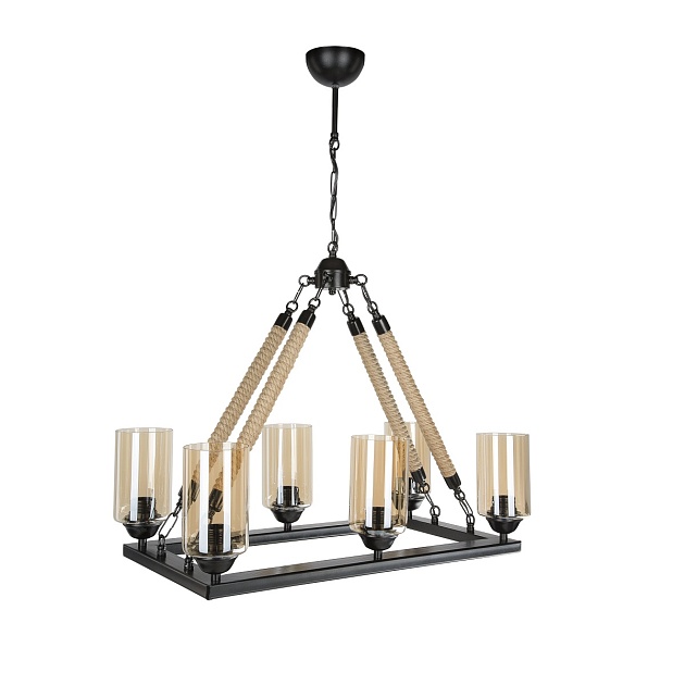 Подвесная люстра Toplight Ada TL1634S-06BK Фото № 1