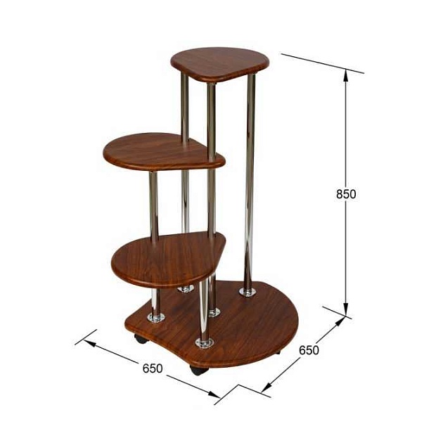 Подставка для цветов Мебелик Троечка 006303 Фото № 3