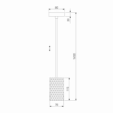 Подвесной светодиодный светильник Eurosvet Bonaldo 50247/1 Led хром 2