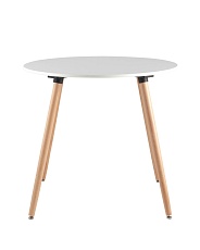 Кухонный стол Stool Group Oslo Round WT D80 белый УТ000000982 4