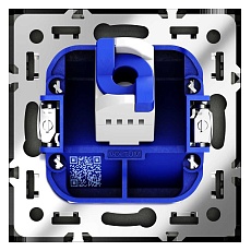 Розетка компьютерная встраиваемая Voltum S70 RJ45 кат.6, (черный матовый) VLS060108 5