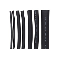 Набор термоусаживаемых трубок СТТК №7 GLUE 3:1, упаковка 7 шт. по 10 см REXANT 29-0107 1