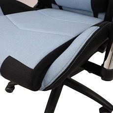 Игровое кресло AksHome Savage голубой + черный, ткань 83773 5