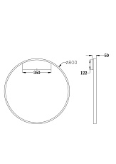 Настенный светильник Maytoni Rim MOD058WL-L50BS4K 1