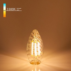 Лампа светодиодная филаментная Elektrostandard E14 7W 3300K прозрачная a041017 1