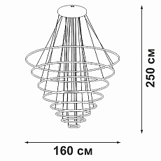 Подвесная люстра Vitaluce V4600-1/8S 1