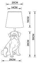 Настольная лампа Arte Lamp Bobby A1512LT-1BK 4