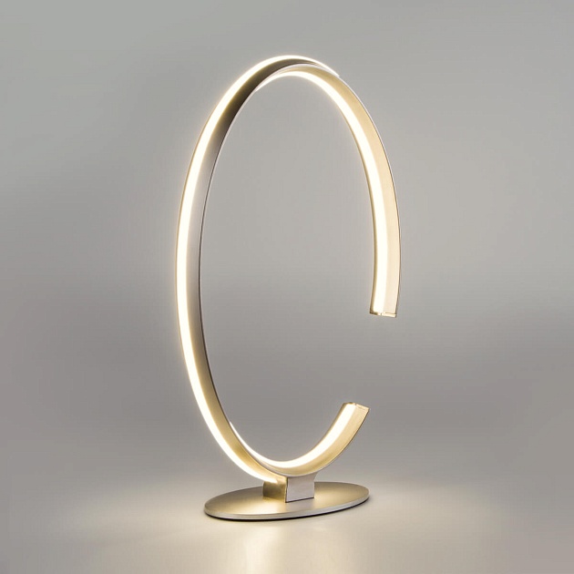 Настольная лампа Eurosvet 80414/1 сатин-никель изображение 1 Настольная лампа Eurosvet 80414/1 сатин-никель Фото № 1