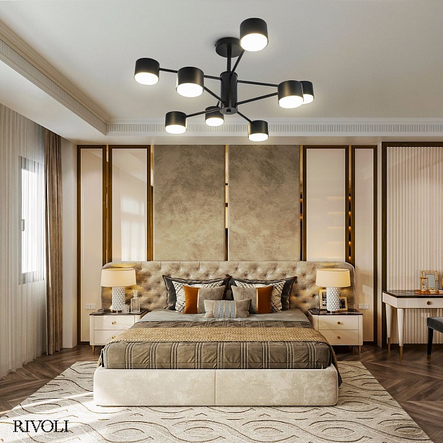 Потолочная люстра Rivoli Katie 3191-208 Б0071290 изображение 2 Потолочная люстра Rivoli Katie 3191-208 Б0071290 Фото № 2