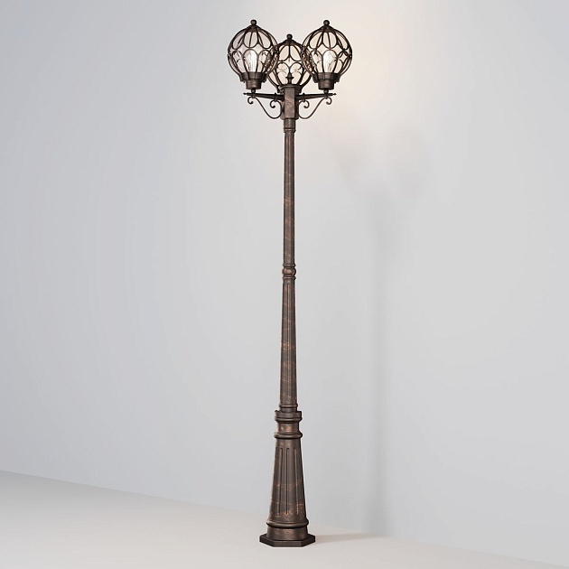 Садово-парковый светильник Maytoni Via O023FL-03G изображение 7 Садово-парковый светильник Maytoni Via O023FL-03G Фото № 7