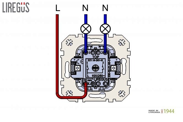 Выключатель двухклавишный Liregus Epsilon антрацит 28-1148 изображение 3 Выключатель двухклавишный Liregus Epsilon антрацит 28-1148 Фото № 3