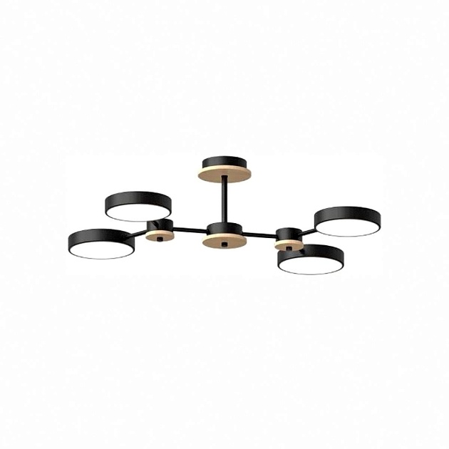 Потолочный cветильник LED4U L3215-630 BK изображение 1 Потолочный cветильник LED4U L3215-630 BK Фото № 1
