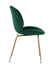 Кухонный стул Stool Group Турин бархат изумрудный золотые ножки 8329 VELVET GREEN 1