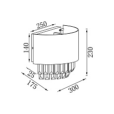 Настенный светильник Vele Luce Fata VL3173W02 4
