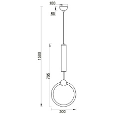 Подвесной светильник Vele Luce Margarita VL7304P11 2