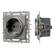 Механизм электрической розетки SCT-GP-MEU-PL-GR (250V, 16A) Arlight 043741