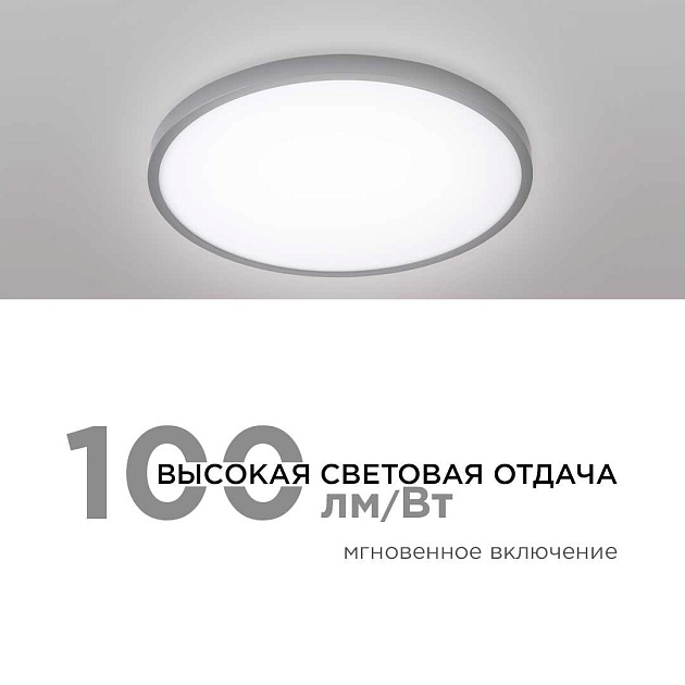 Потолочный светодиодный светильник Apeyron Spin 18-133 Фото № 10
