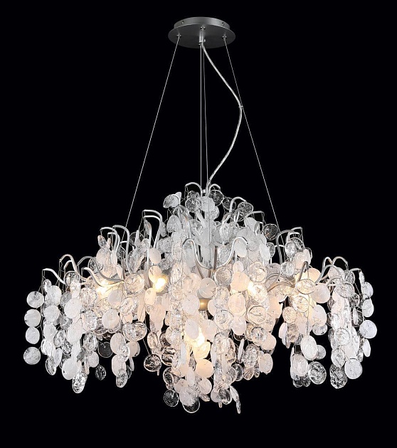 Подвесная люстра Crystal Lux Tenerife SP9 Silver Фото № 2