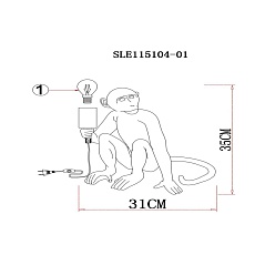 Прикроватная лампа Evoluce Tenato SLE115104-01 1