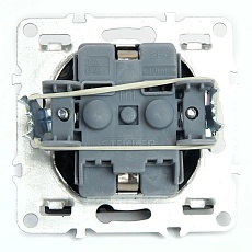 Розетка 2P+E Stekker Эрна черный PST16-9110-03 49154 3