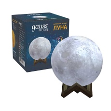 Настольный светодиодный ночник Gauss луна NN001 4