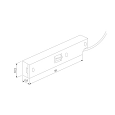 Ввод питания Elektrostandard Mini Magnetic 85172/00 a065632 1