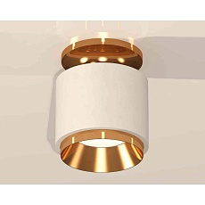 Комплект накладного светильника Ambrella light Techno Spot XS7510120 SWH/PYG белый песок/золото желтое полированное (N7929, C7510, N7034) 2