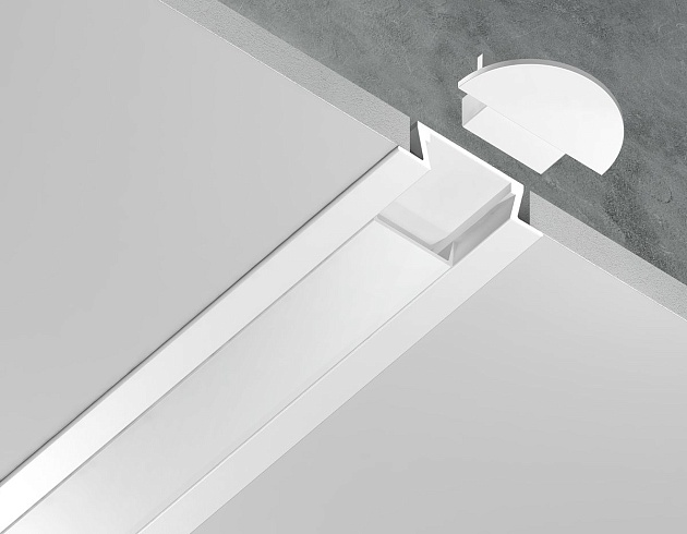 Встраиваемый профиль с рассеивателем Ambrella Illumination GP1001WH Фото № 4
