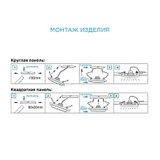 Встраиваемая светодиодная панель Apeyron 06-32 1