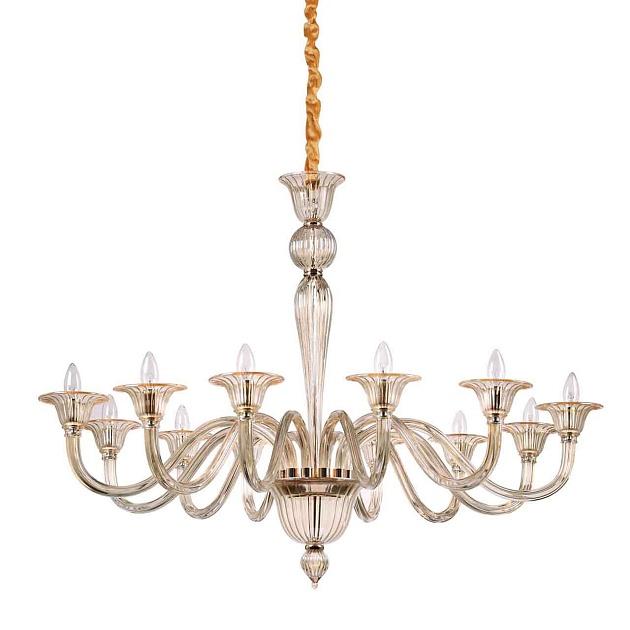 Подвесная люстра Ideal Lux Brigitta SP12 Ambra 199405 изображение 1 Подвесная люстра Ideal Lux Brigitta SP12 Ambra 199405 Фото № 1