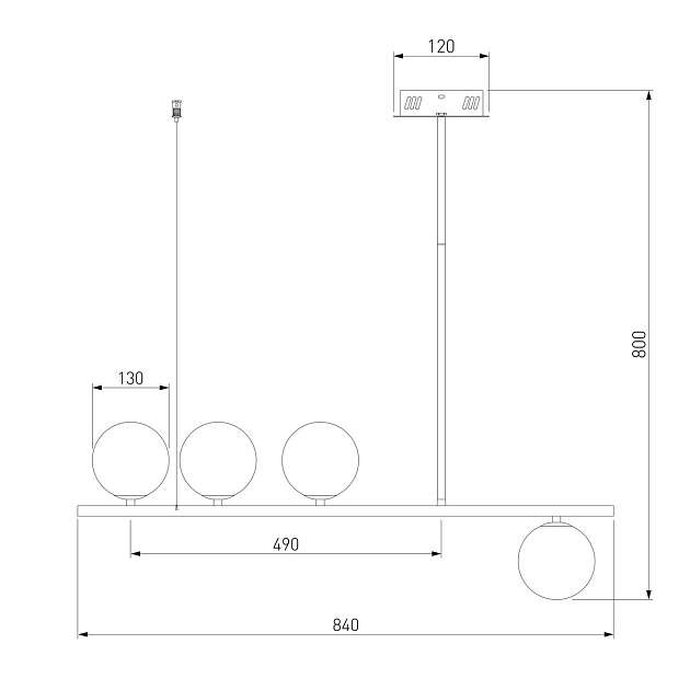 Подвесная люстра Eurosvet Fredo 70136/4 латунь изображение 3 Подвесная люстра Eurosvet Fredo 70136/4 латунь Фото № 3