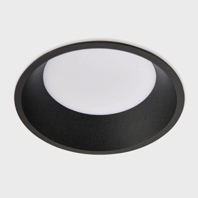 Встраиваемый светодиодный светильник Italline IT06-6012 black 4000K Фото № 1