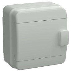 TEKFOR Корпус пластиковый КМПн-6 IP65 серая непрозрачная дверь IEK TF5-KP73-N-06-65-K03-K03