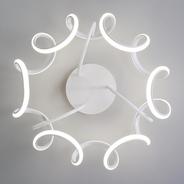 Потолочный светодиодный светильник Eurosvet Alstroemeria 90238/1 белый фото 5