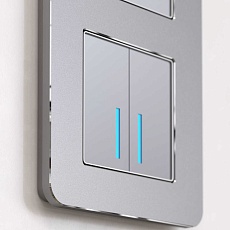 Рамка Werkel Platinum на 4 поста алюминий W0042606 4690389184505 2