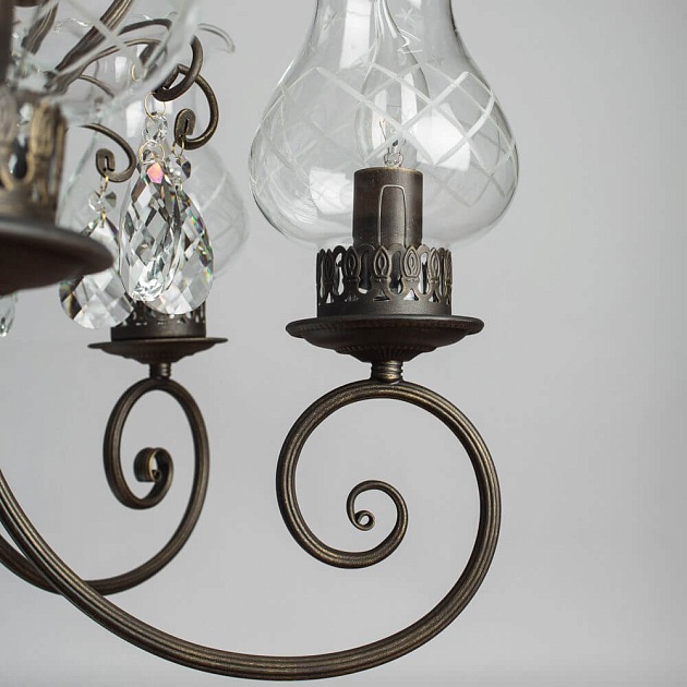 Подвесная люстра Arte Lamp Palermo A2053LM-6BR Фото № 3