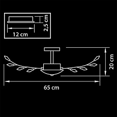 Потолочная люстра Lightstar Isabelle 791182 1