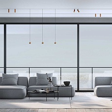 Трековый светодиодный светильник Elektrostandard Slim Magnetic Dim Cubo 85070/01 латунь a063529 1