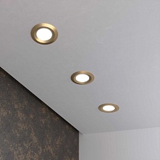 Встраиваемый светильник Elektrostandard 110 MR16 золотой a053333 5