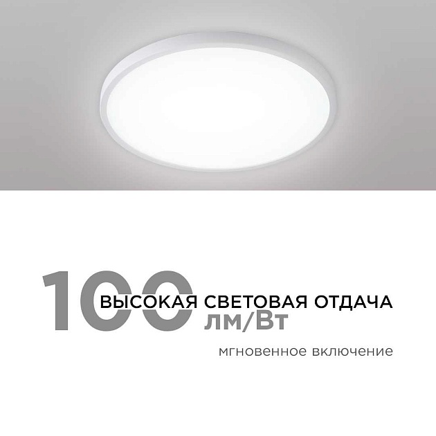 Потолочный светодиодный светильник Apeyron Spin 18-130 фото 4