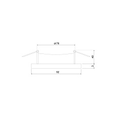 Встраиваемый светильник Elektrostandard 122 MR16 серебро/белый a053353 1