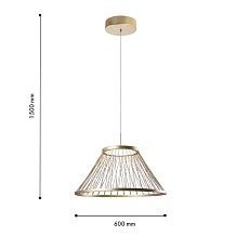 Подвесной светодиодный светильник Favourite Fibra 4634-6P 1