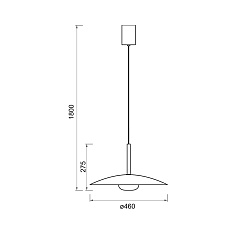 Подвесной светильник Mantra Lidia 8975 1