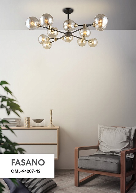 Потолочная люстра Omnilux Fasano OML-94207-12 Фото № 19
