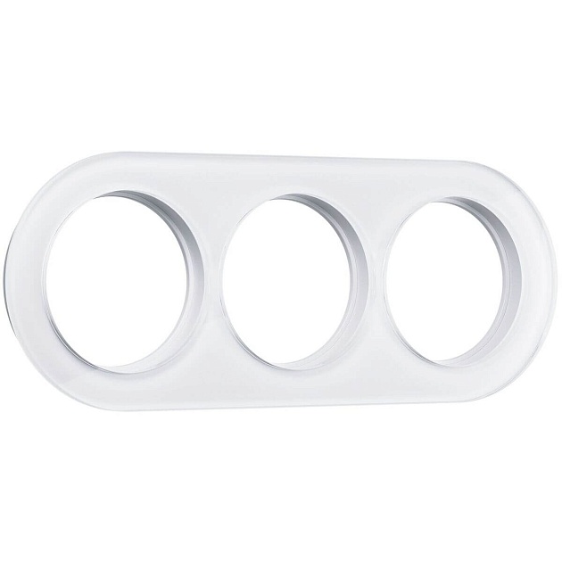 Рамка Werkel на 3 поста Favorit Runda белый W0035101 4690389166471 изображение 1 Рамка Werkel на 3 поста Favorit Runda белый W0035101 4690389166471 Фото № 1